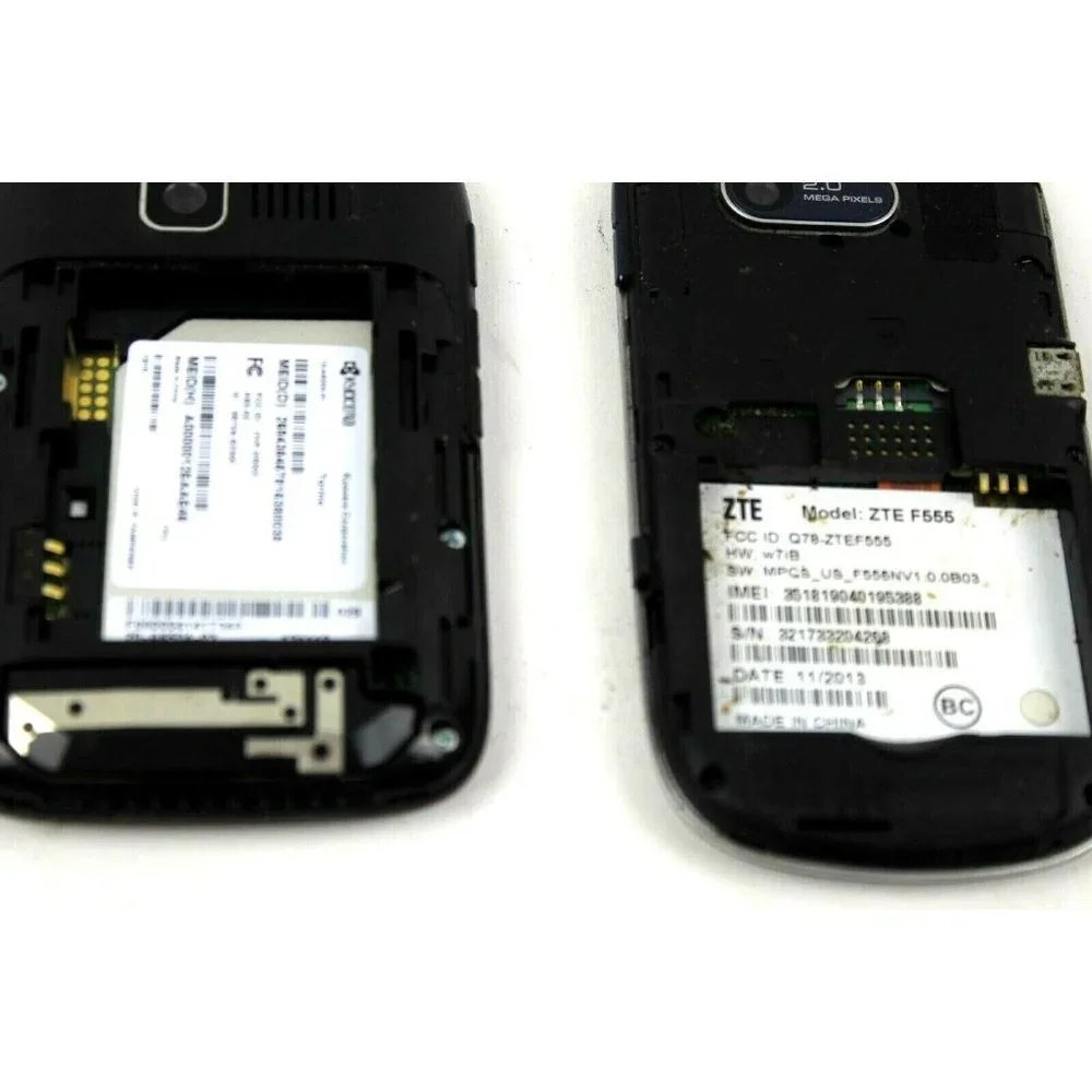 3 PC Cell Phone Lot ZTE F555 Kyrocera Torino K53-02 Samsung SCH-R350
